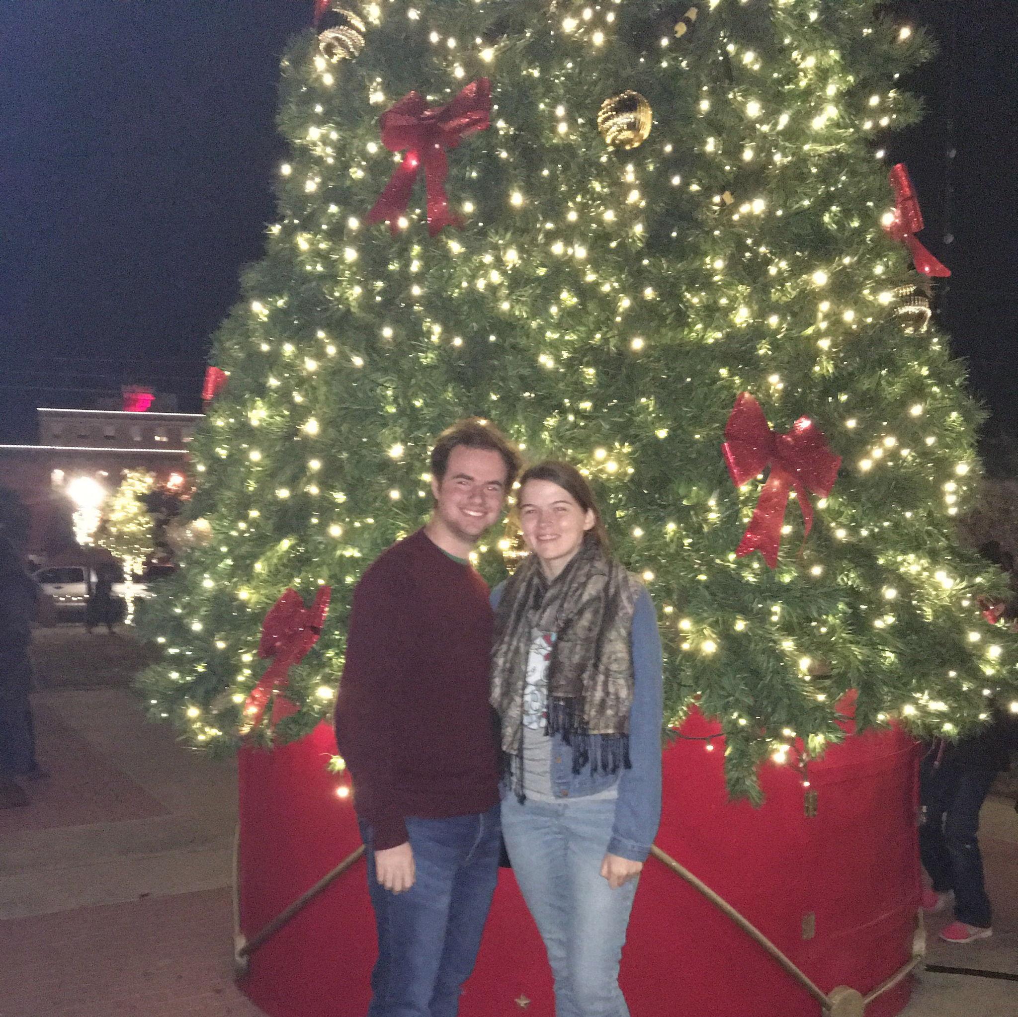 Our first Christmas together.