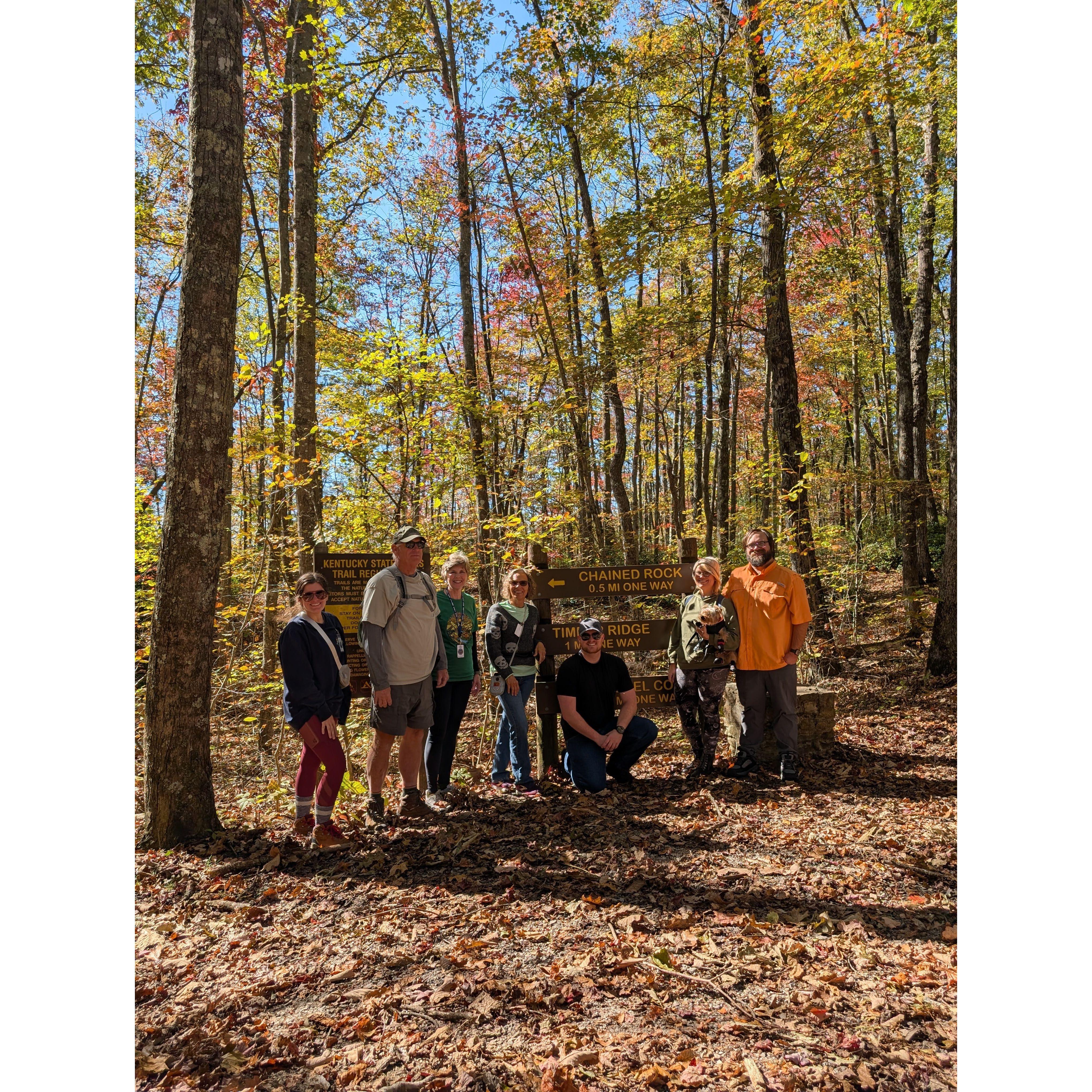 Hiking during the Airstream Rally. Just friends. 2025