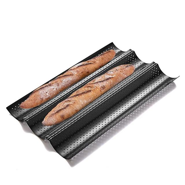 AMRTA amrta silicone bread loaf pan for baking 3 pack 8.5 x 4.5