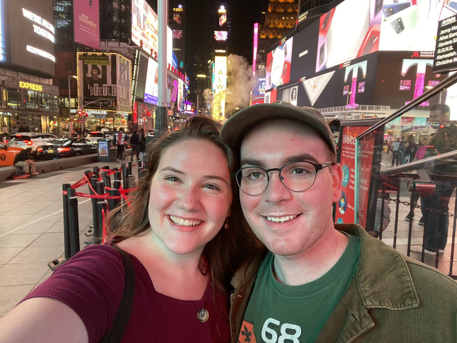 Greg’s first night in nyc