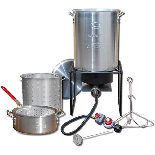 King Kooker Propane Outdoor Fry Boil Package with 2 Pots