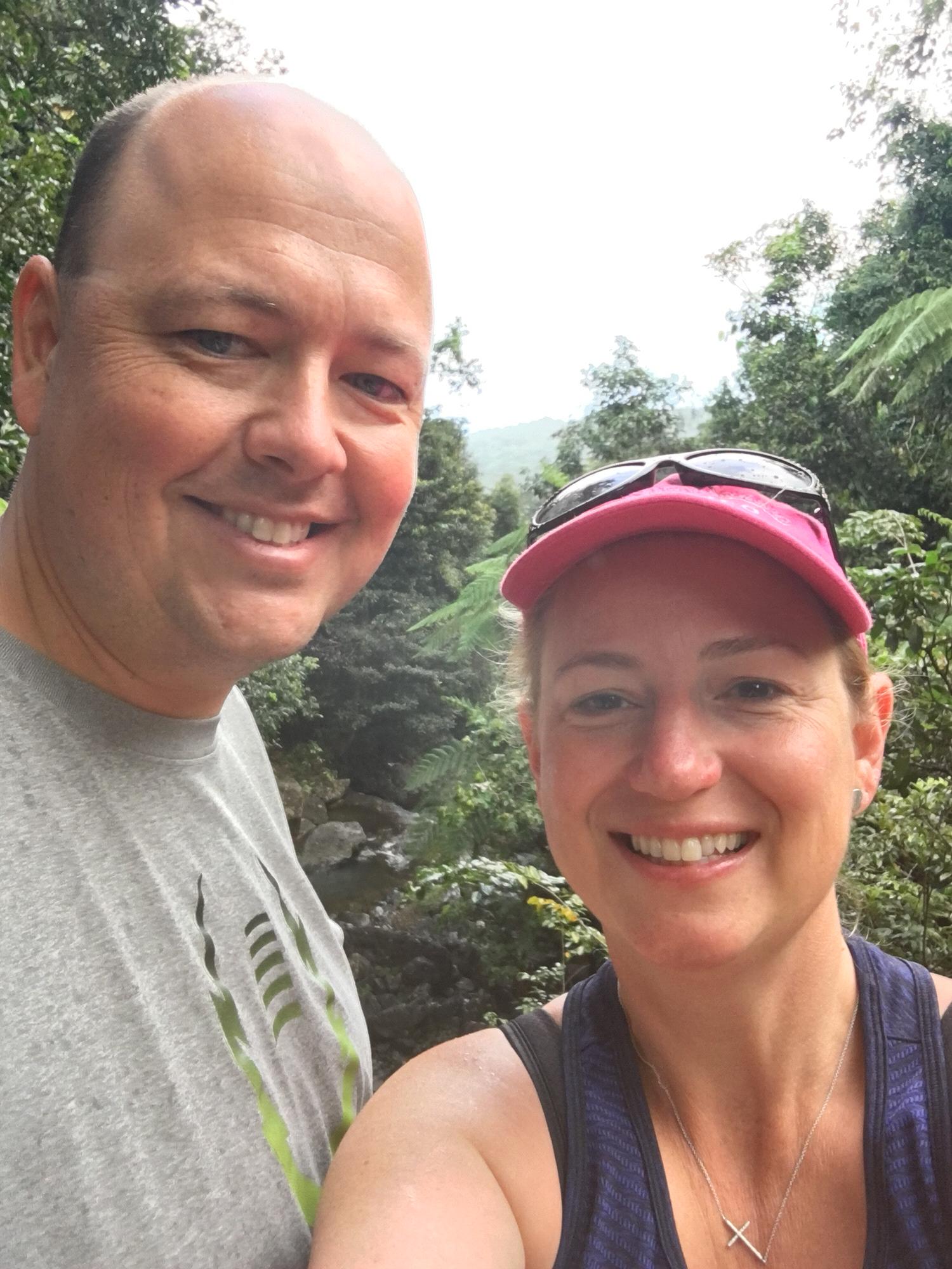 Hiking the Rain forest in Puerto Rico