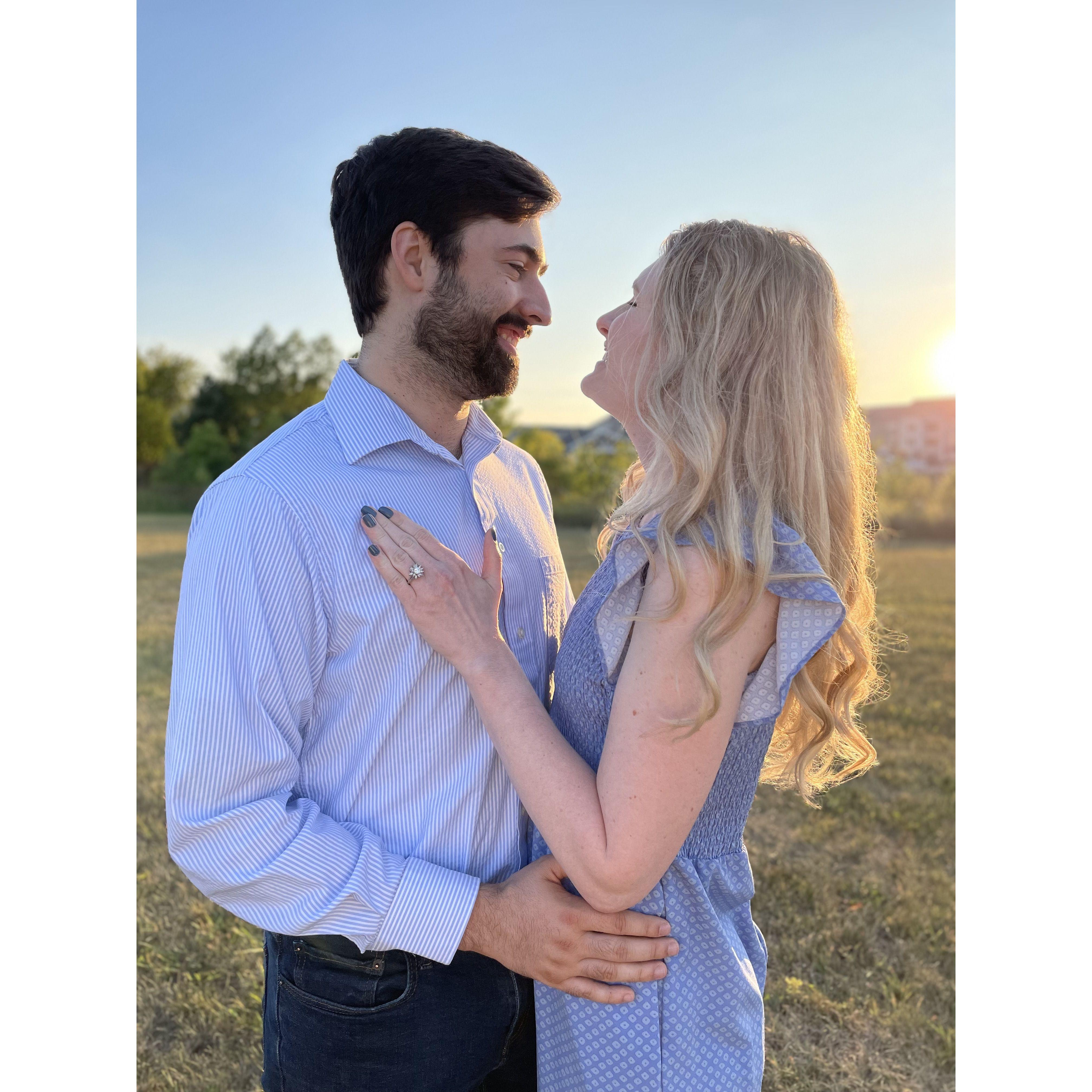 Engagement announcement photos September 2023