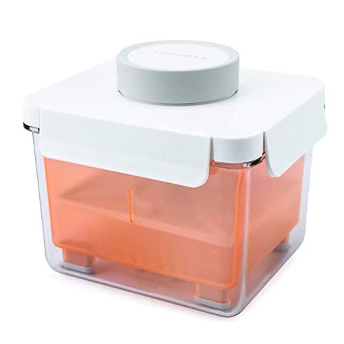 TOFUDEE Tofu Press. Intelligent Spring Press Tofu Presser for All Types of Pressed Tofu – Soft, Firm and Extra Firm Tofu. No Crack Tofu Maker and Tofu Mold with Water Catcher