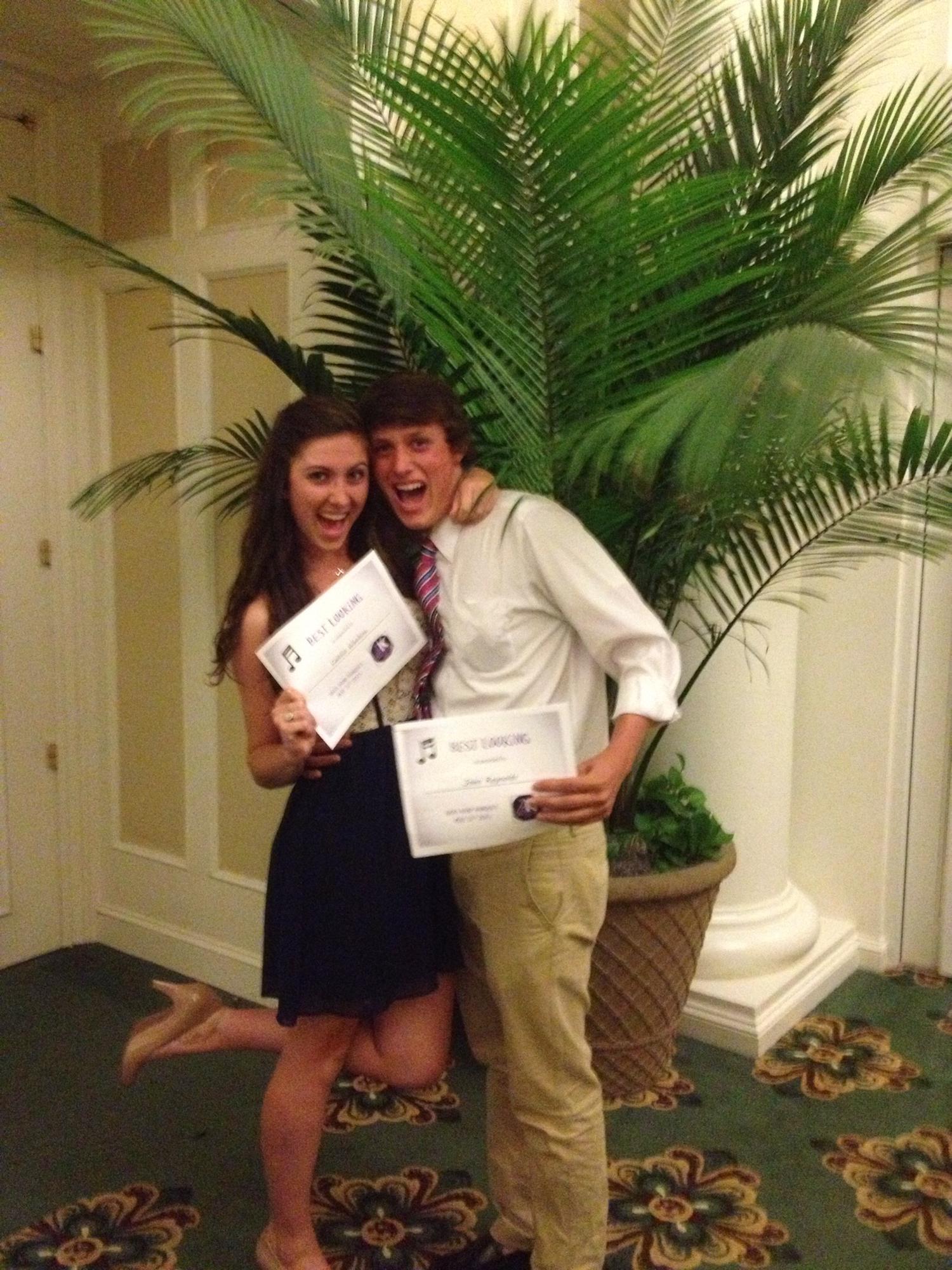 When you both win “Most Attractive” in band 💃🏻