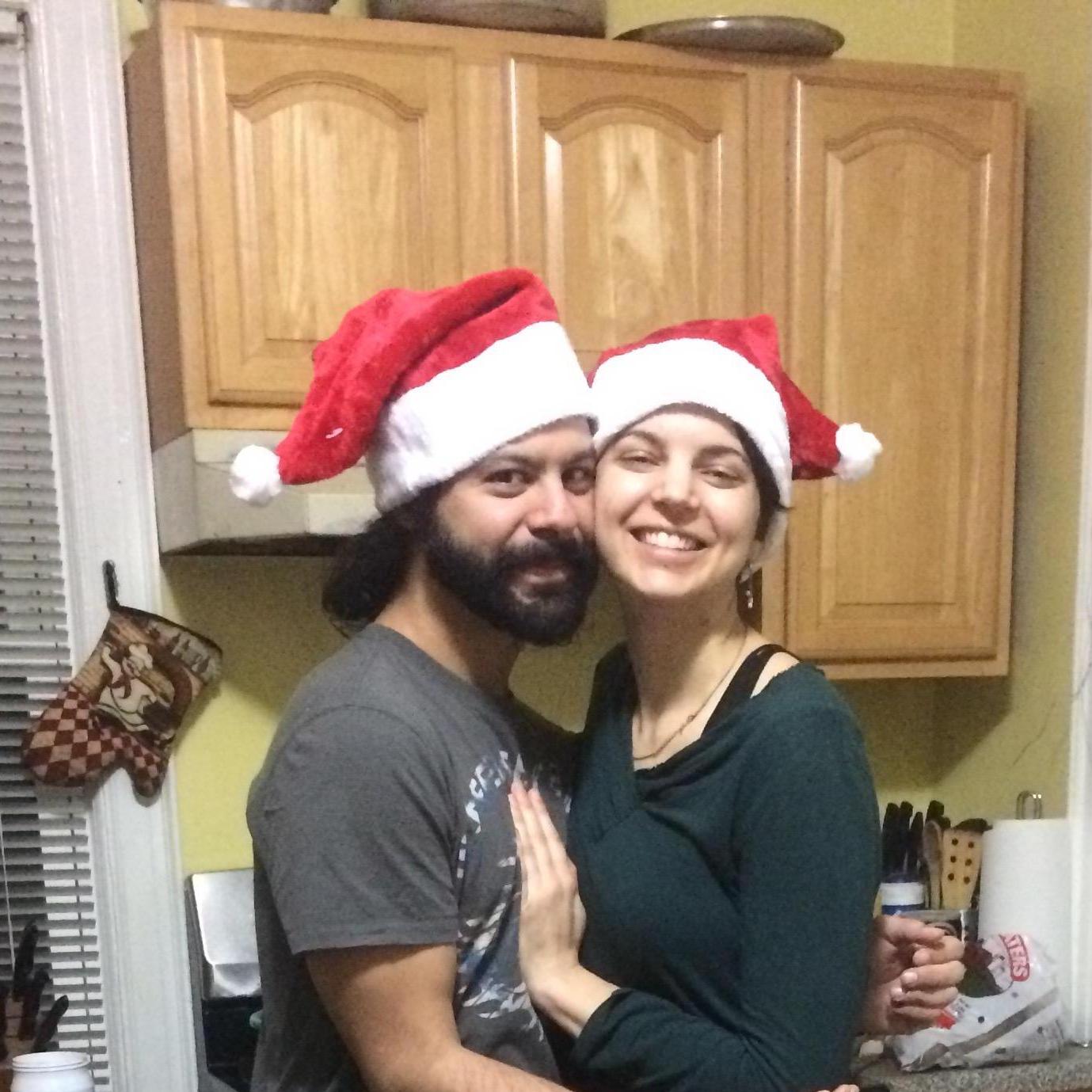 Our first Christmas together! We spent it in two places - his home, and hers, with New York family and friends. Here's hoping we get to spend future Christmases with you...!