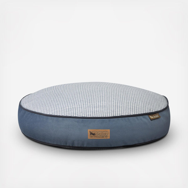 P.L.A.Y. Hundebett Houndstooth – Größe L, Schwarz/grau, Mit Recyceltem PlanetFill, Waschbar
