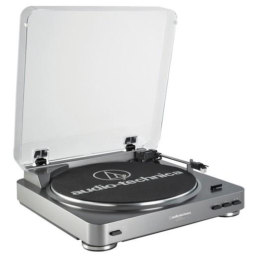 Audio Technica ATLP60 Fully Automatic Stereo Belt Drive Turntable - Silver