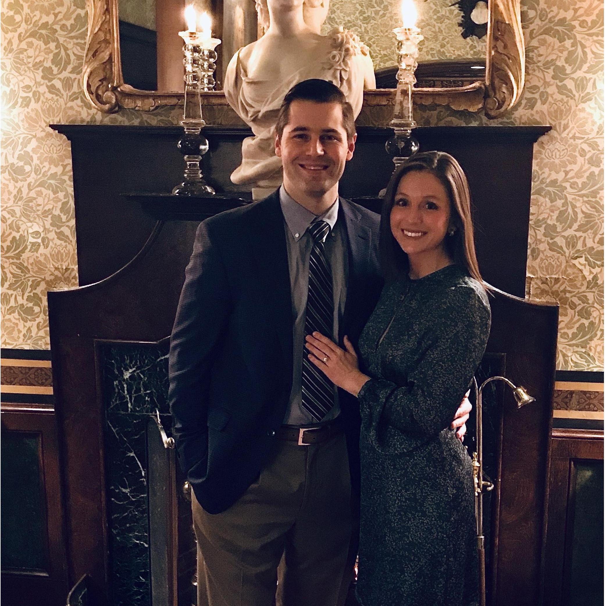 On our way home from The Inn at Little Washington as newly engaged!