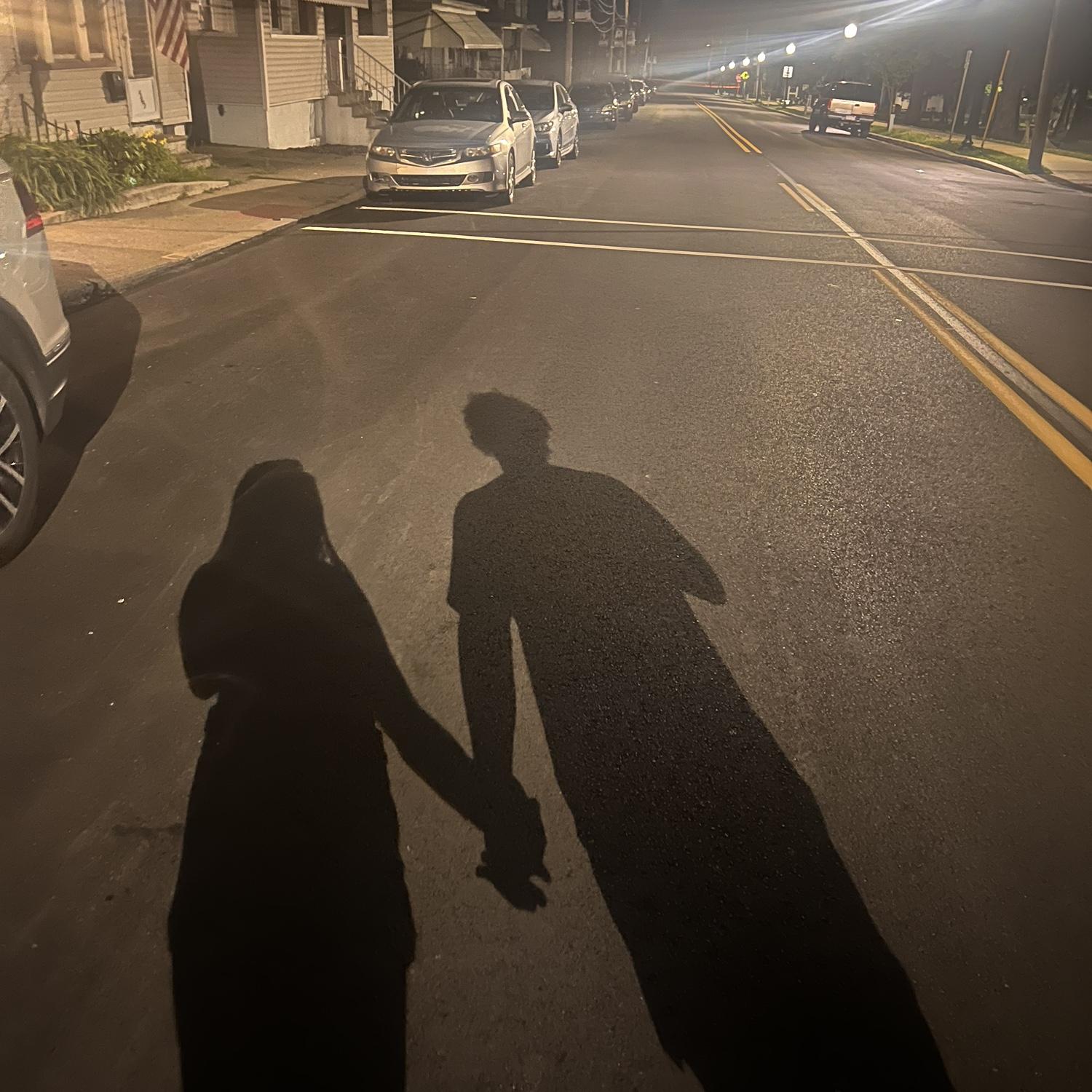 When it was warm out, we loved to take walks and talk durning the night.