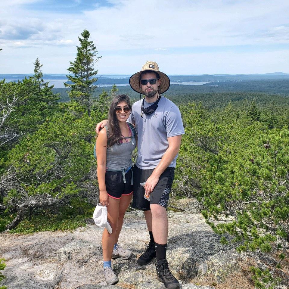 First time Mike took Elva to Maine!