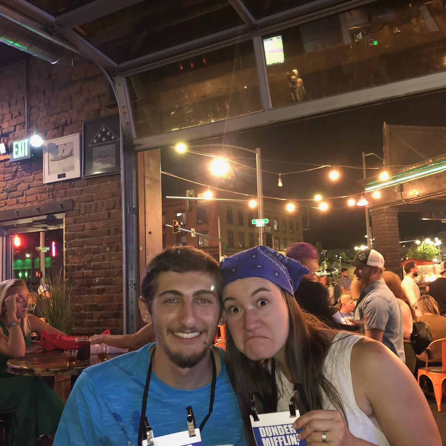 The Office bar crawl! Rabies race for the cure Michael and Prison Mike