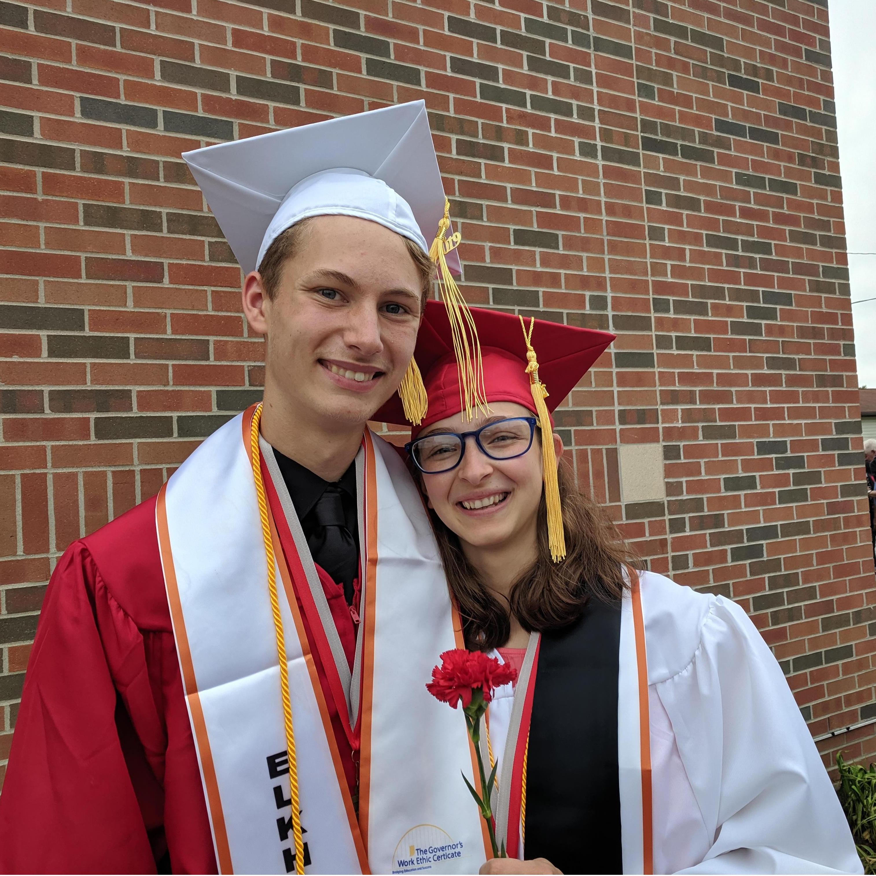 Graduation marked 4 years together!