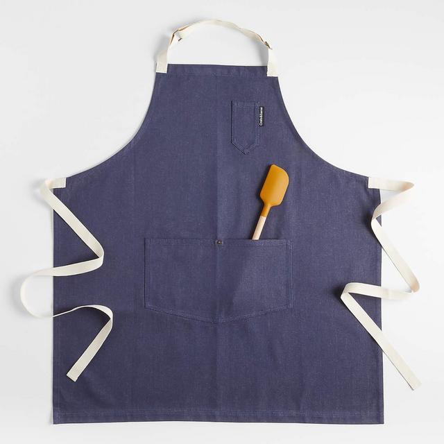 Indigo Kitchen Apron with Pockets