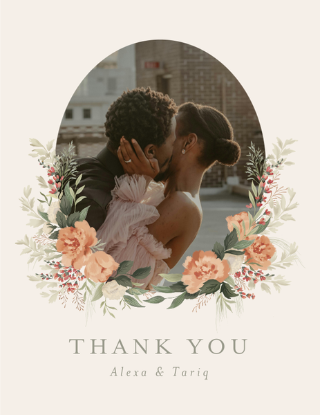 Juniper Photo | White | Zola Thank You Cards