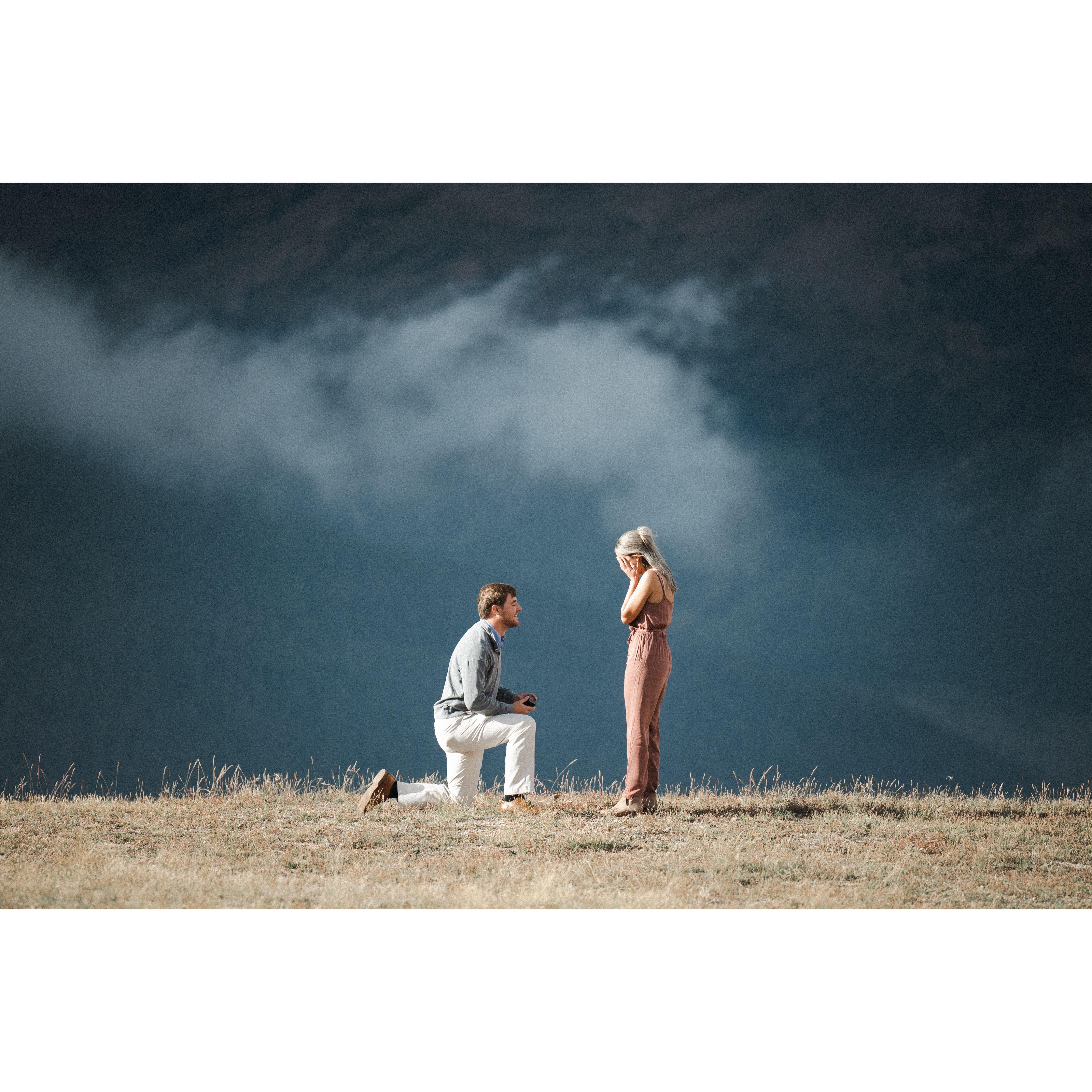 Dylan proposed!