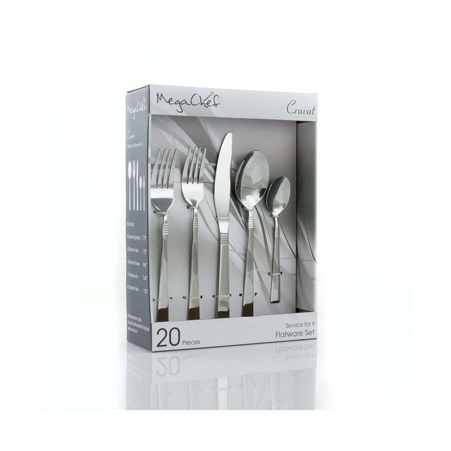Megachef Cravat Flatware Set of 20-Piece