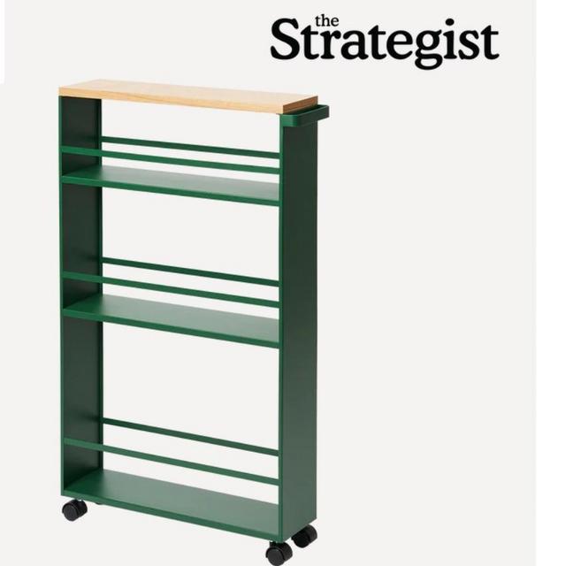 Slim Storage Cart (32 H) - Steel - Forest Green