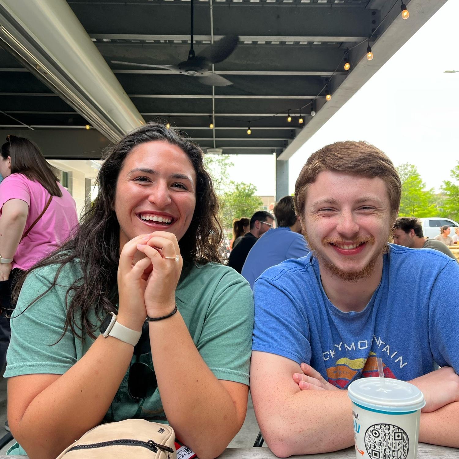 Jerod and Payton at Trivia Night!