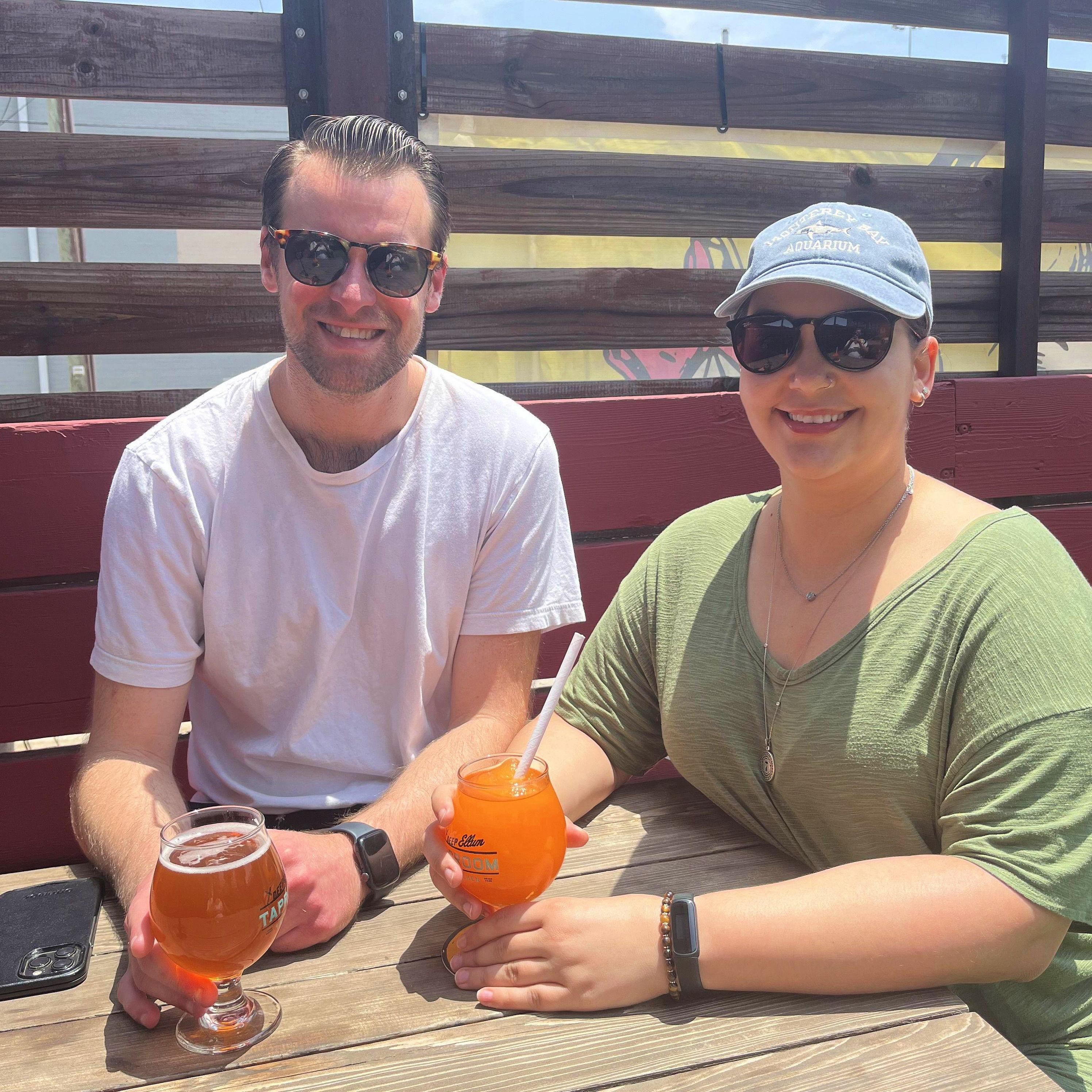 Visting Dallas and enjoying a brewery.