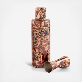 Lucky Brand - Antiqued Copper-Finish Shaker & Jigger, Set of 2