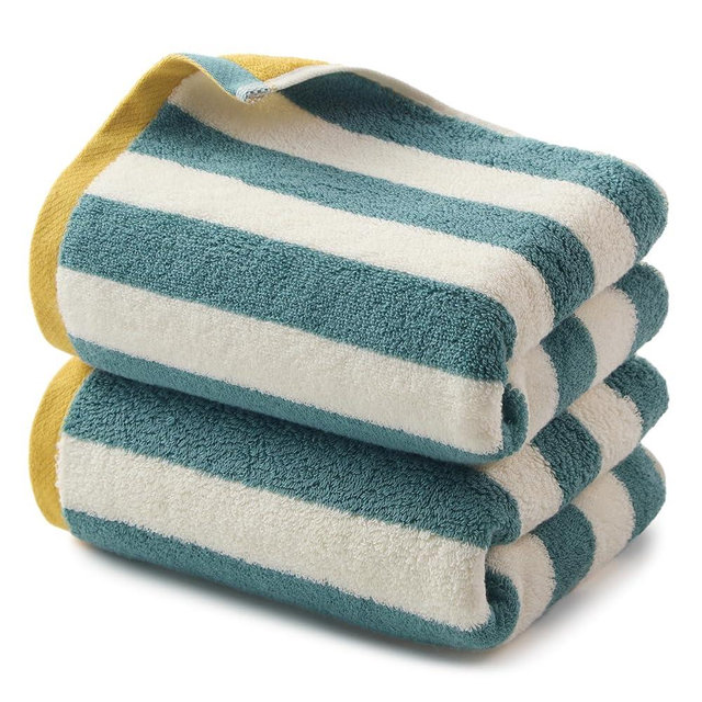 REDKISS 2-Pack Premium Hand Towels, 28x12 Inches 100% Cotton Bath Towels, Ultra Soft and Highly Absorbent Towel for Bathroom, Gym, Hotel,and Spa,Green