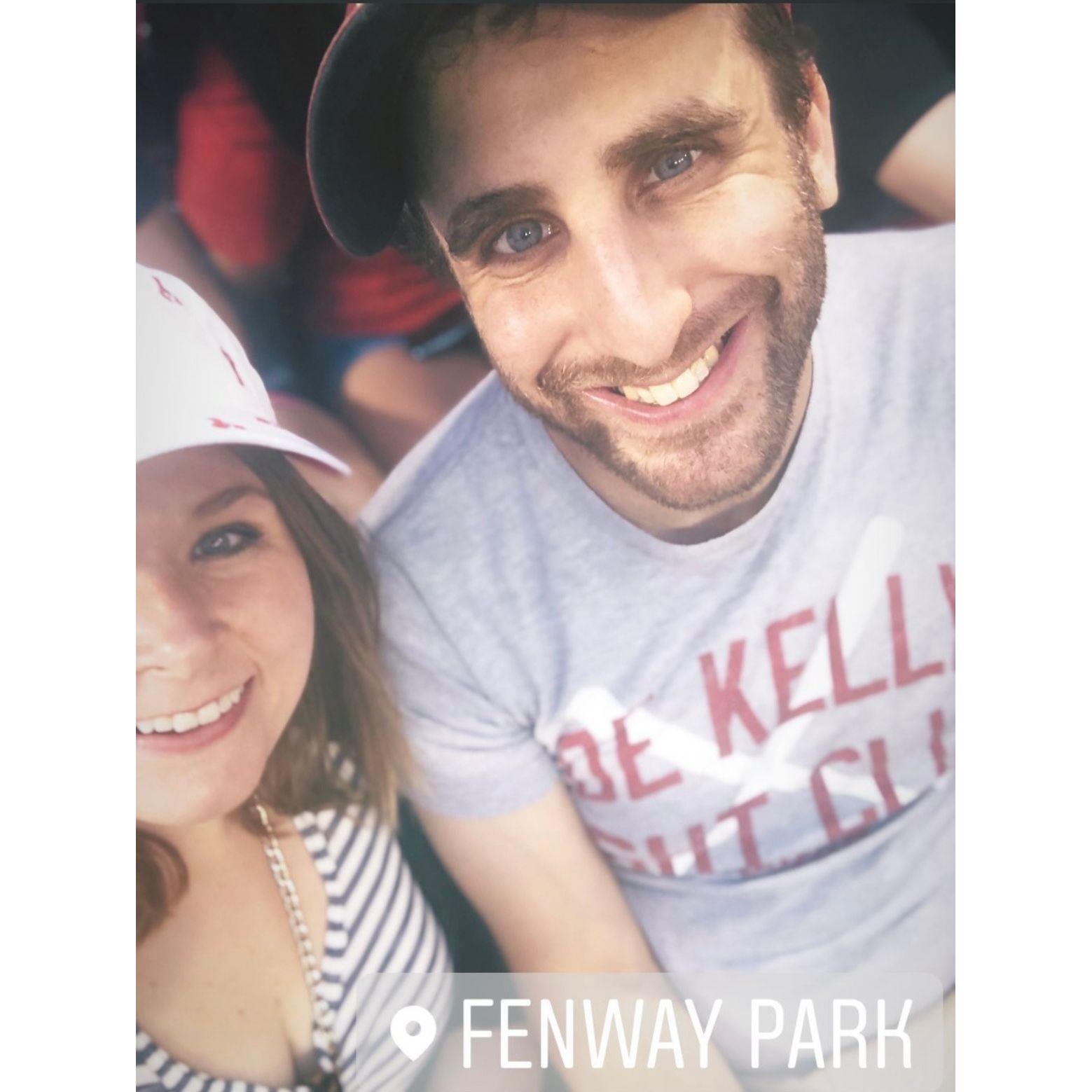 Our first Red Sox game together