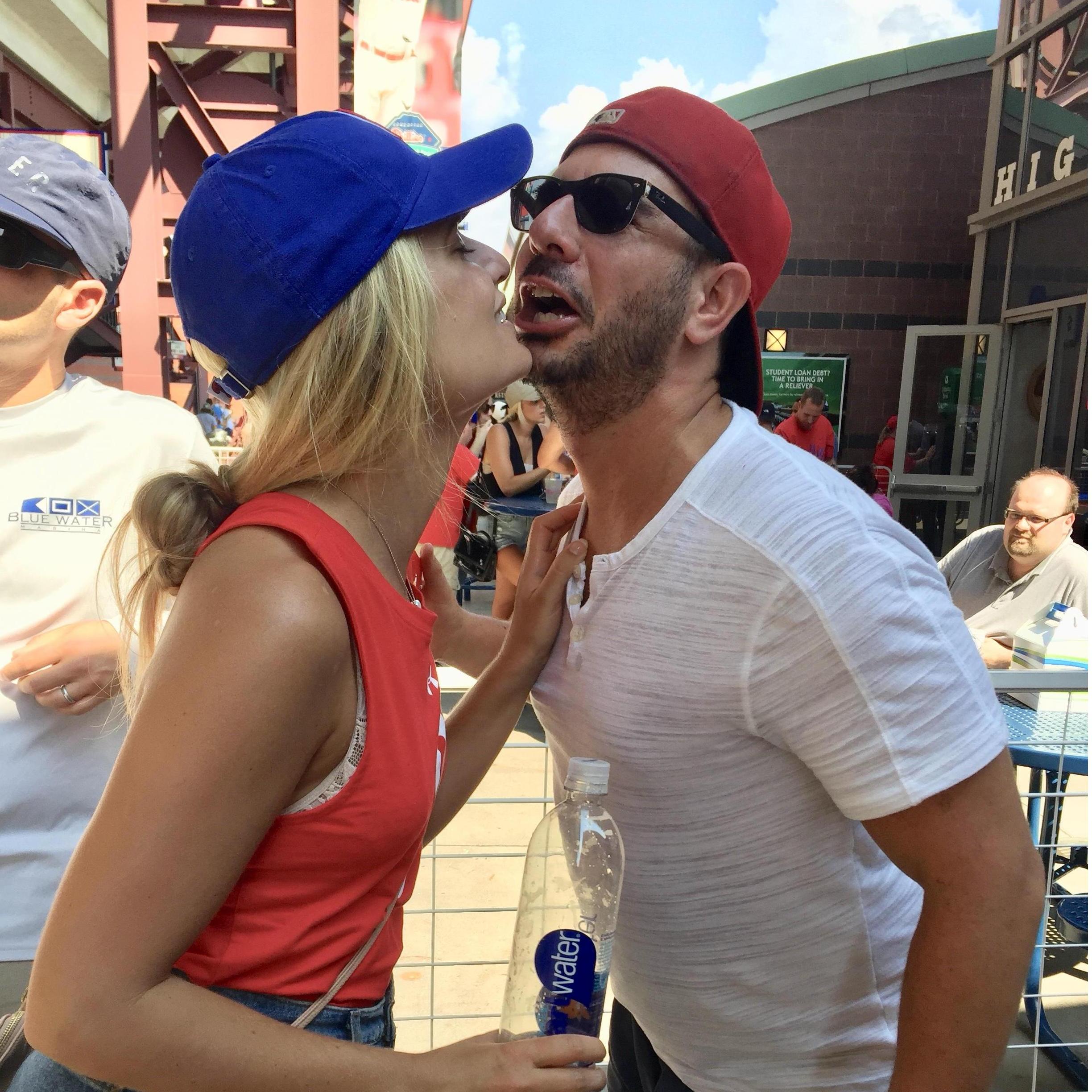 jessy's first Phillies game!