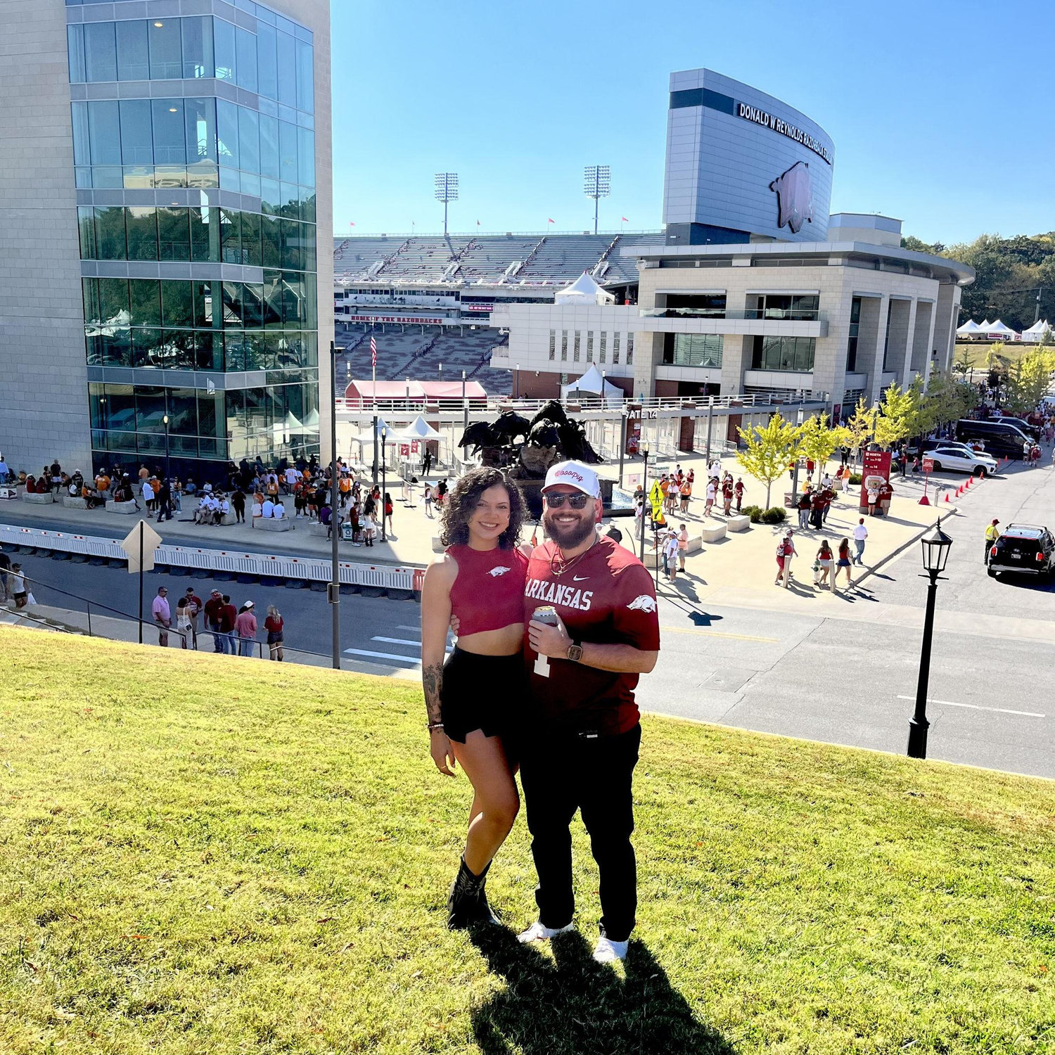 Arkansas vs Tenneessee game on October 2024. Arkansas won, WOO PIG!