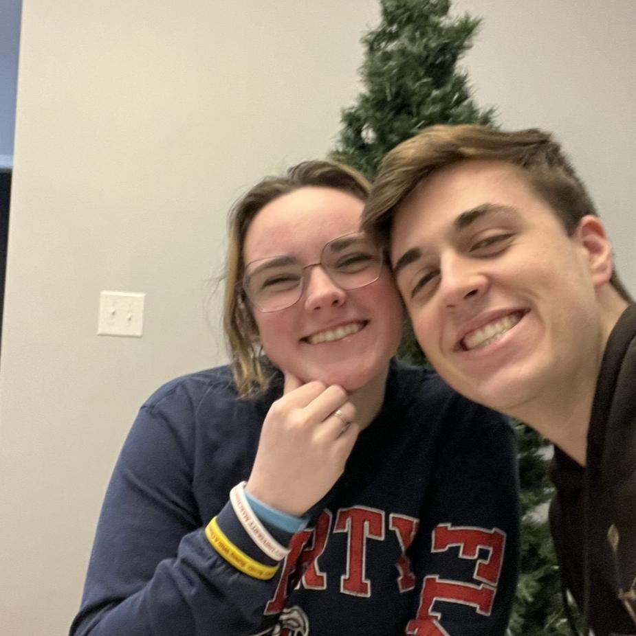 Out first Christmas together! The tree was the first thing put in Shelby’s new house