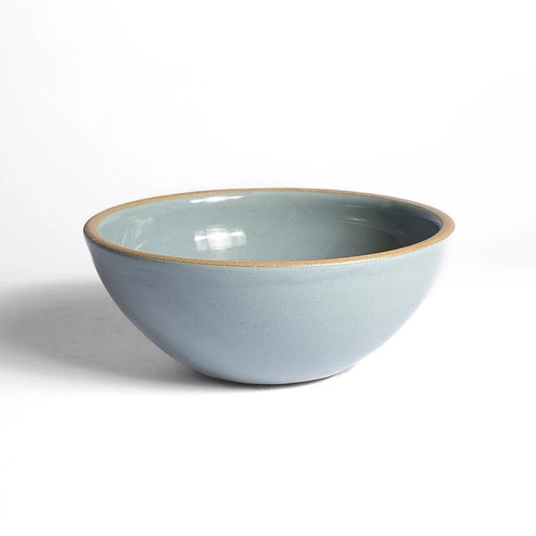 4-Piece Handmade Ceramic Entrée Bowl in Color: Sardine — Jars of Dust