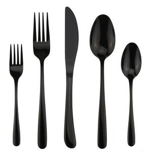 Black Flatware Set 20 Piece