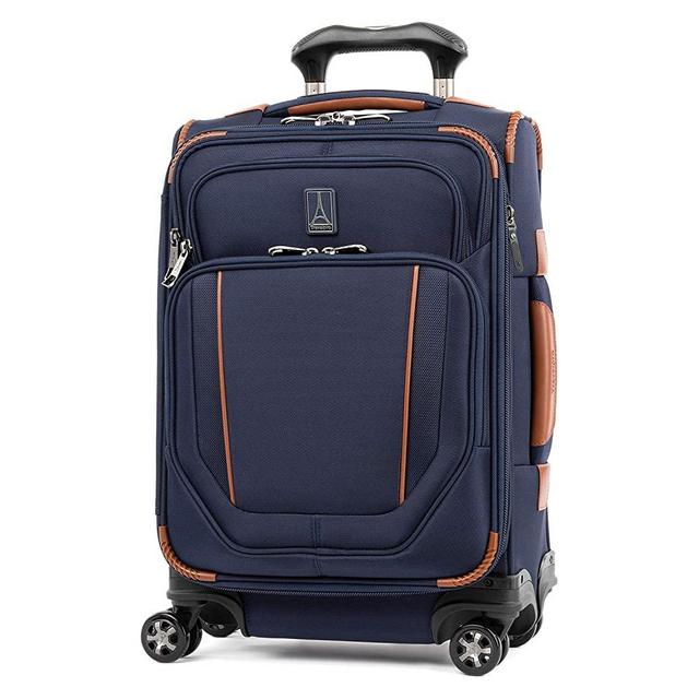 Travelpro Crew Versapack-Softside Expandable Spinner Wheel Luggage, Patriot Blue, Carry-On 20-Inch