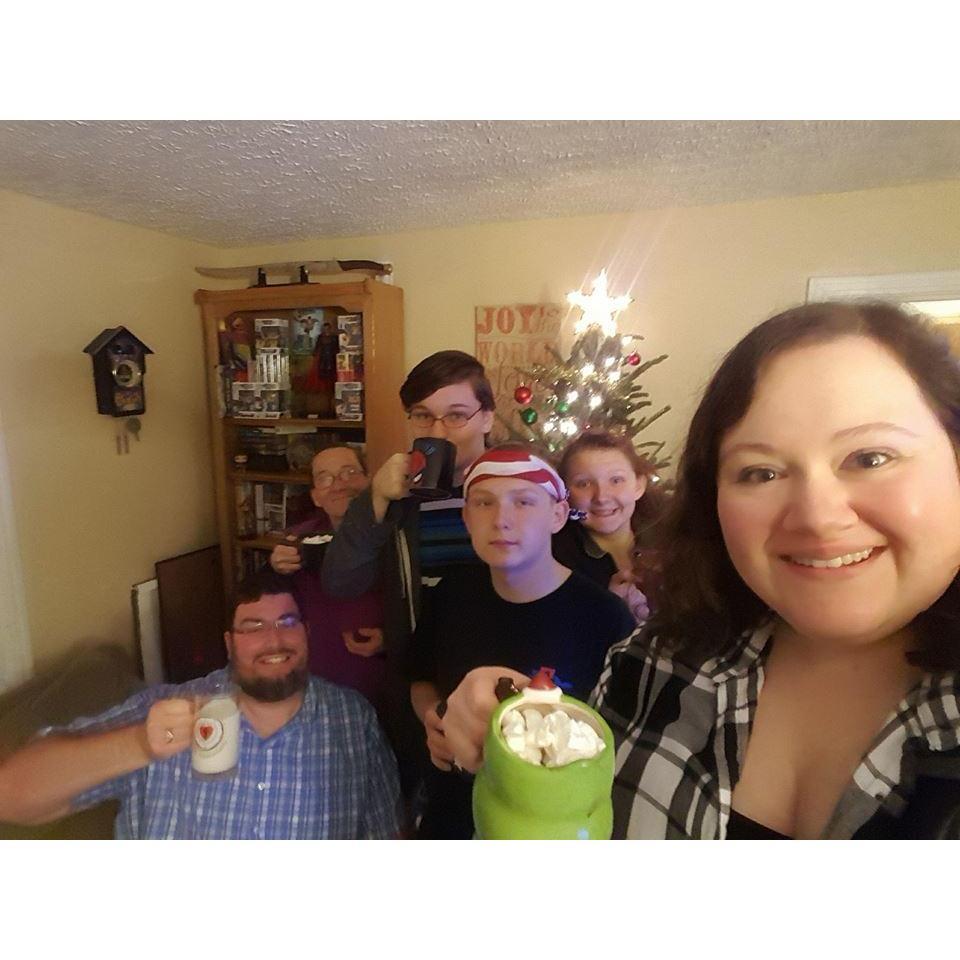 One of many family game nights