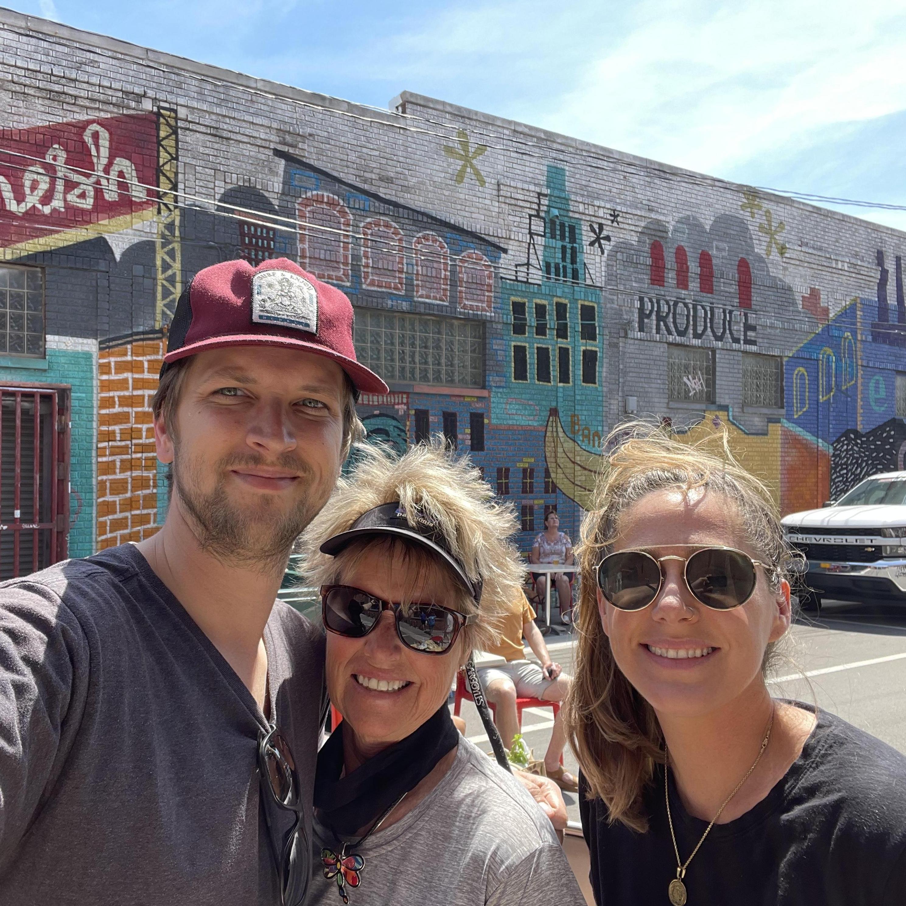 A successful Market Day with Drew's mom! - Eastern Market, Detroit, MI
