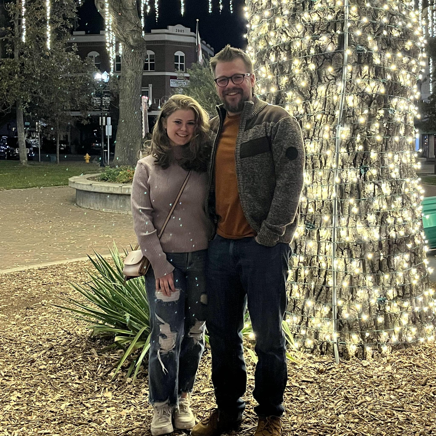 Christmas time in down town Paso.