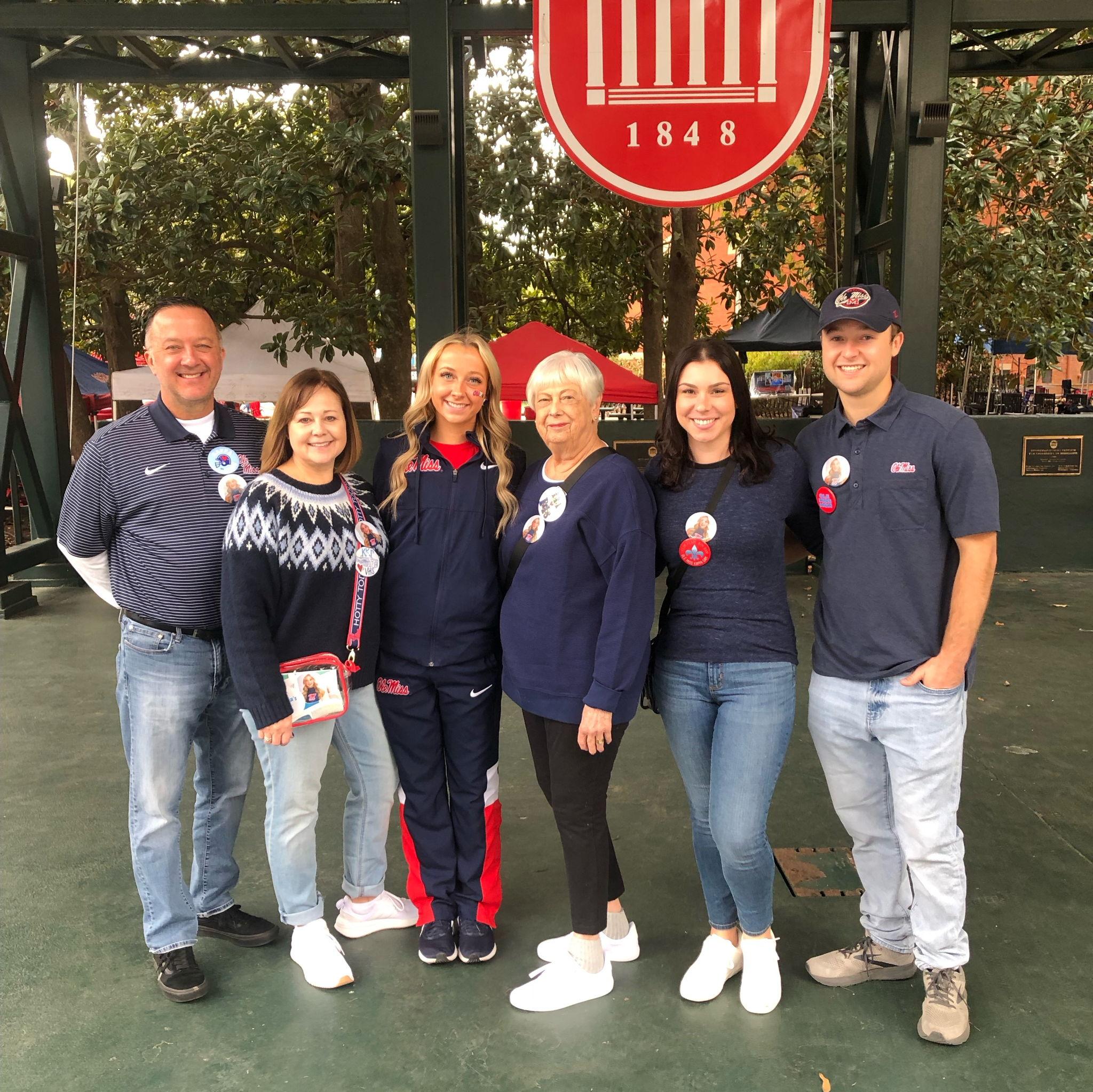 We spent our first Thanksgiving together with Trevor's family in Oxford, Mississippi to watch Megan dance at the Ole Miss Game!