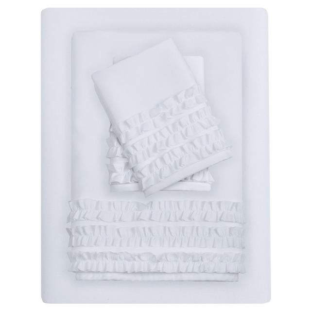 6pc Sheet Sets White King