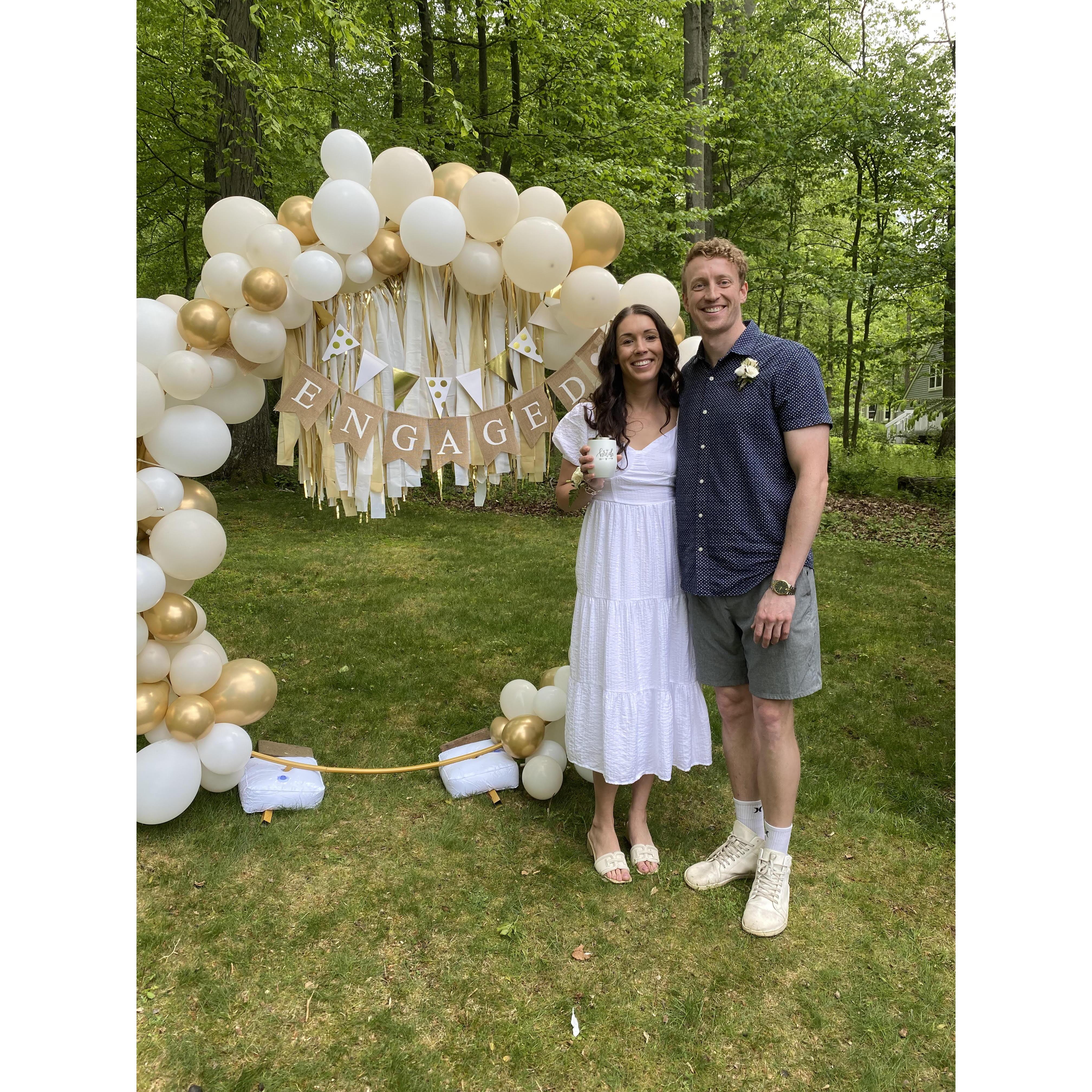 We're engaged!