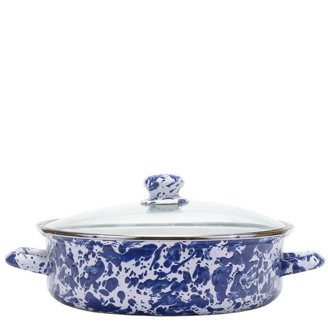 Golden Rabbit Cobalt Swirl Small Saute Pan