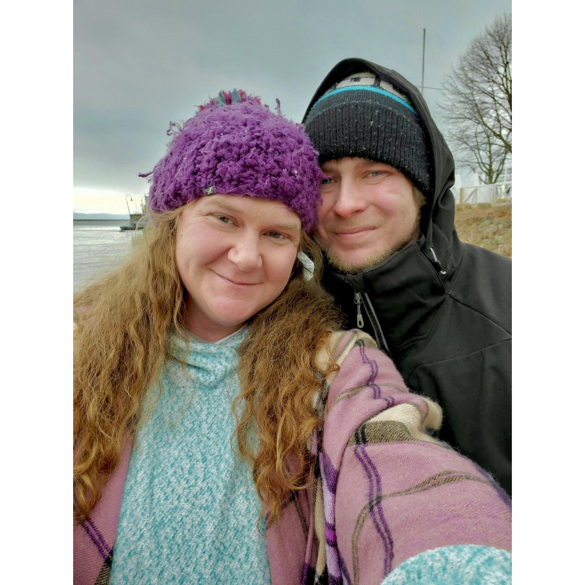 Baby moon at Lake Champlain