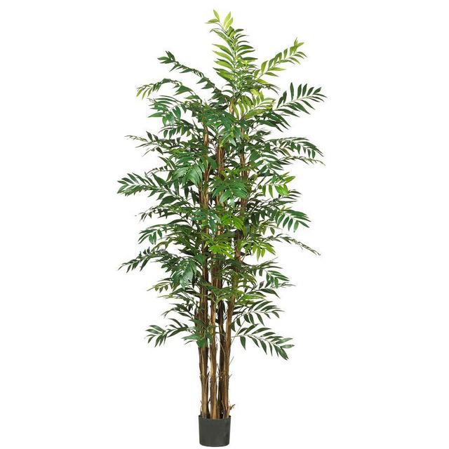 Faux Bamboo Palm Tree, 7'