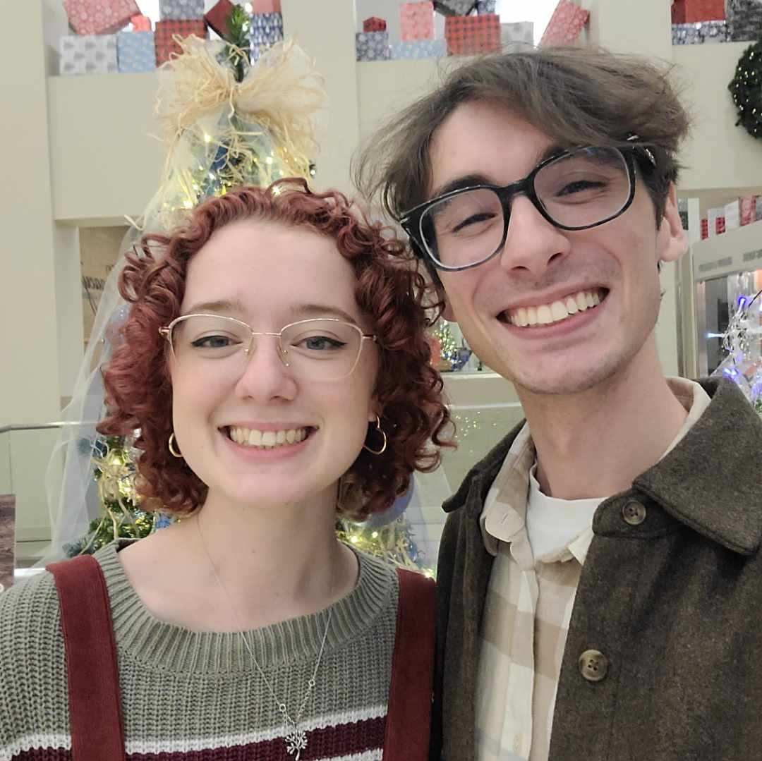 Our first campus Christmas together!