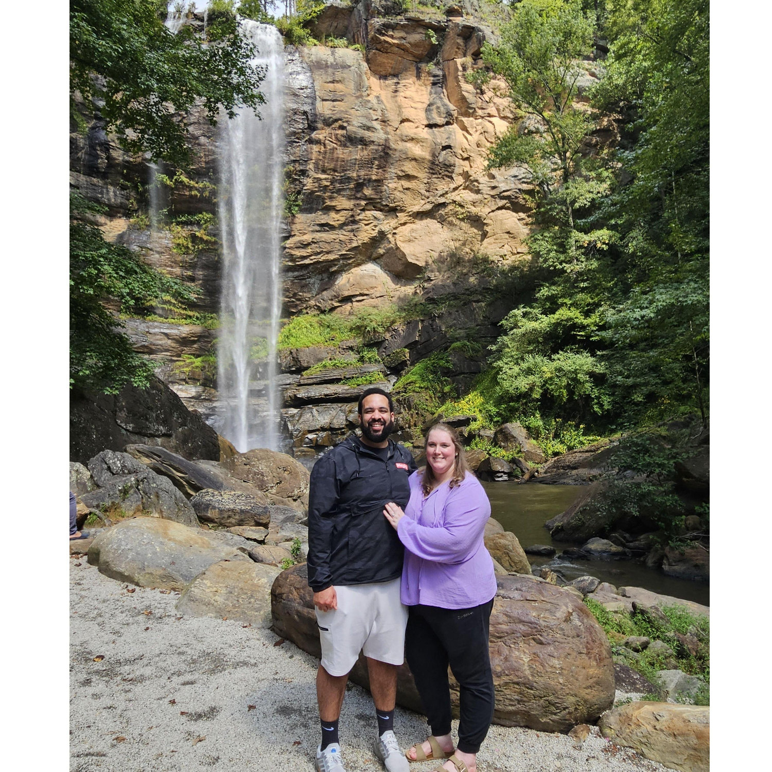 Our first time touring Toccoa Falls!