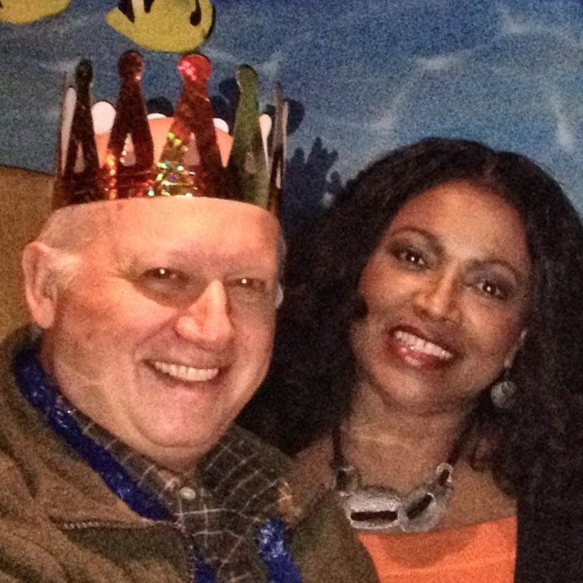 January 23rd 2014 – Vancouver WA – First time celebrating Brad’s birthday together, age 57. Brad got the royal treatment at Beaches by the Columbia River – crown & his best girl – it gets no better!