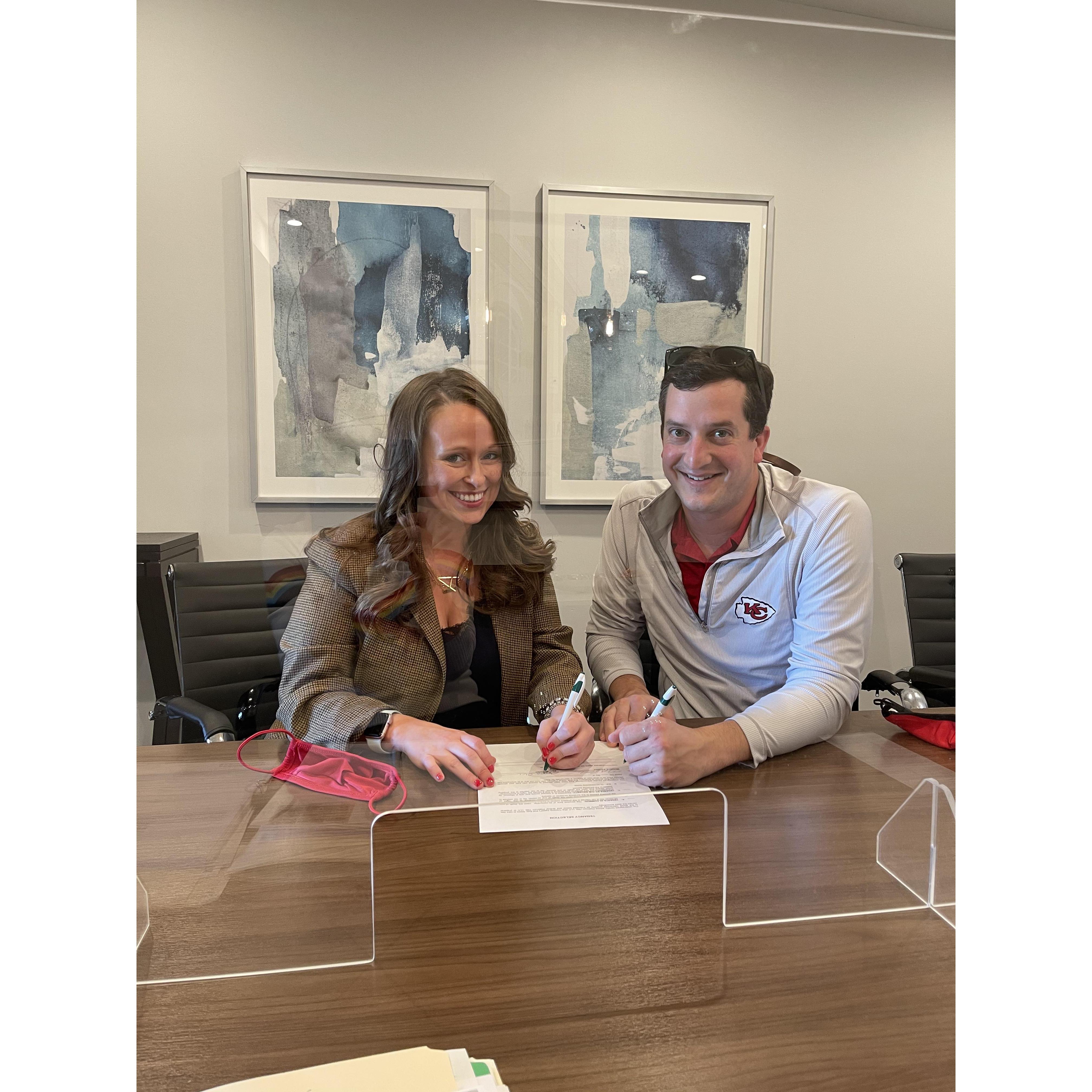 We bought a house!