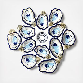 Sculpted Oyster Dozen Platter