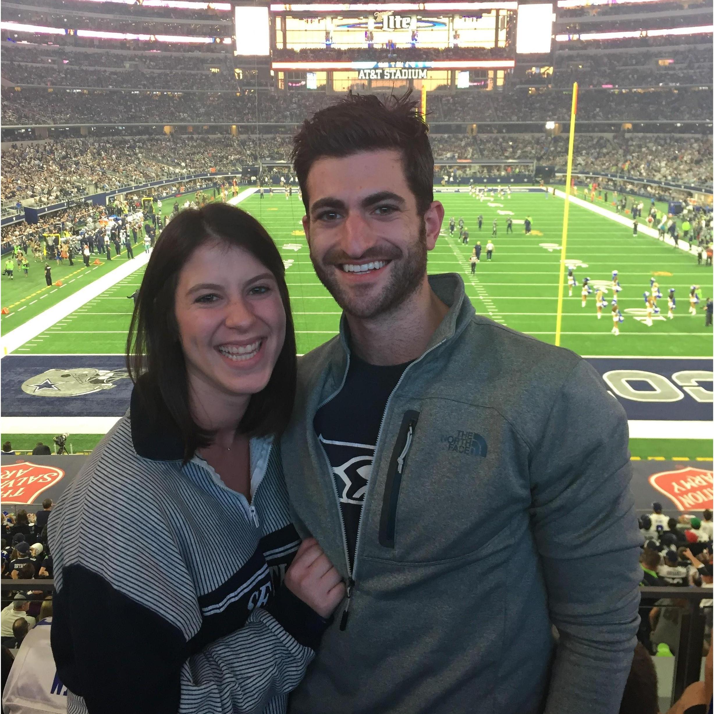 Cheering on the Seahawks aka Russel Wilson