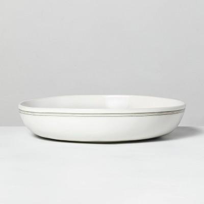 Stoneware Green Stripes Serve Bowl - Hearth & Hand™ with Magnolia