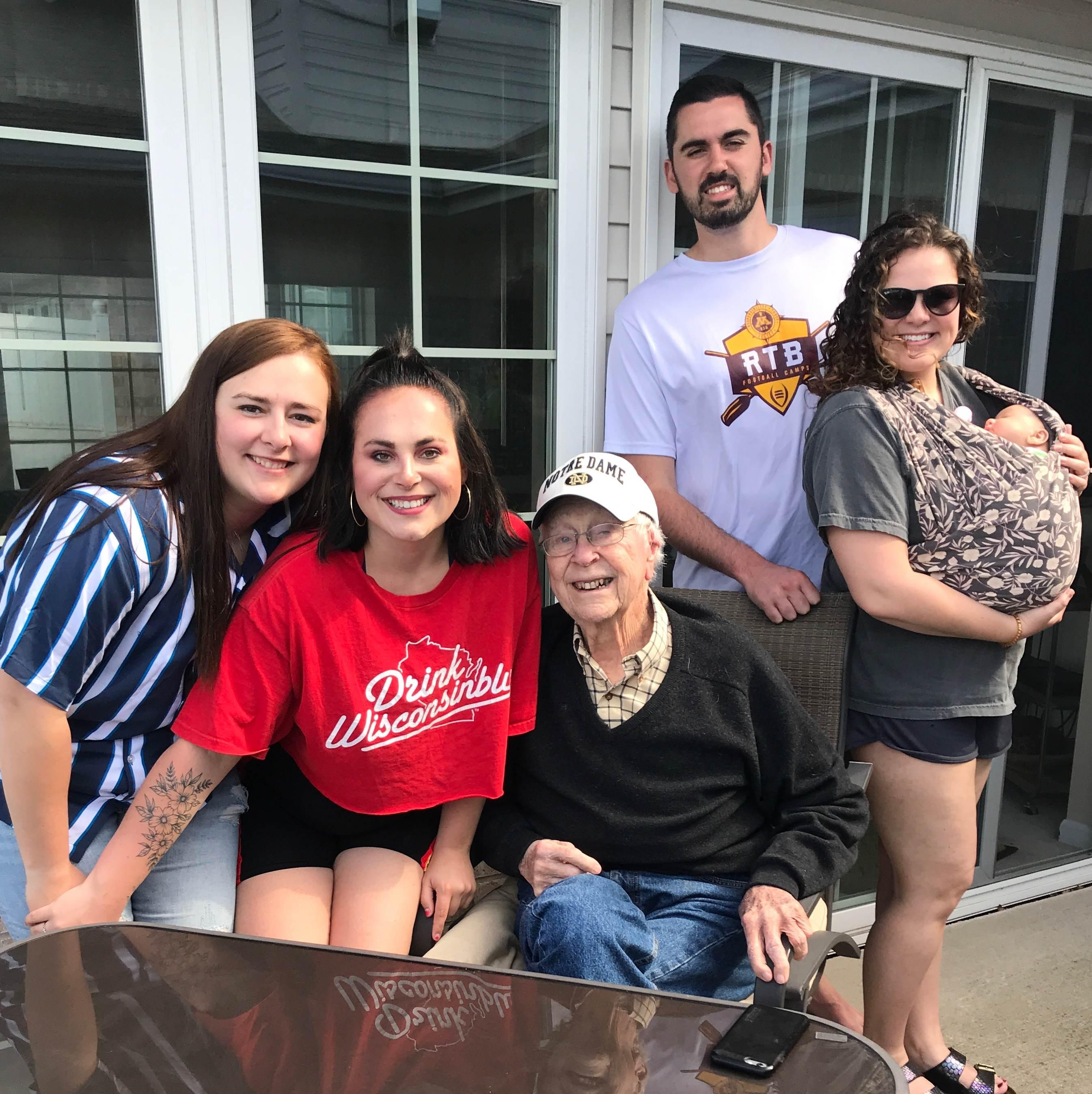 Randi's first time meeting O'Reilly, Kate, Marick, and Papa! May 2nd, 2020
